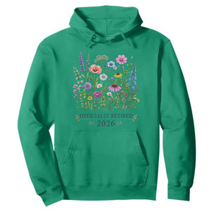 Officially Retired 2026 Wildflowers Botanical Floral Graphic Hoodie TS10 Irish Green Print Your Wear