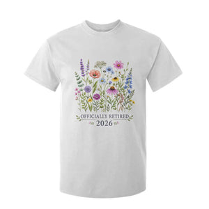 Officially Retired 2026 Wildflowers Botanical Floral Graphic T Shirt For Kid TS10 White Print Your Wear