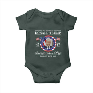 President Donald Trump Inauguration Day 2025 Memorabilia Baby Onesie TS10 Print Your Wear
