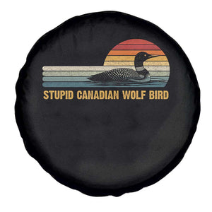 Stupid Canadian Wolf Bird Spare Tire Cover Retro LGBT Hockey Fan TS10 Print Your Wear