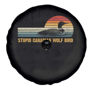 Stupid Canadian Wolf Bird Spare Tire Cover Retro LGBT Hockey Fan TS10 Print Your Wear