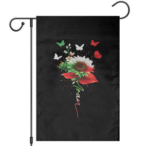Iran Garden Flag Free Iran Protest Sunflower Flag TS10 Black Print Your Wear