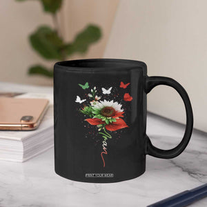 Iran Coffee Mug Free Iran Protest Sunflower Flag TS10 Print Your Wear