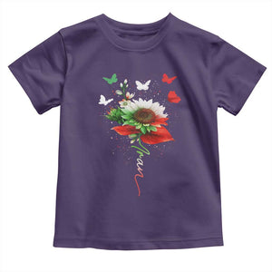 Iran Toddler T Shirt Free Iran Protest Sunflower Flag TS10 Purple Print Your Wear