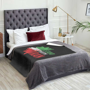 Sunflower Iran Flag Throw Blanket Persian Freedom I Stand With Iran TS10 Print Your Wear