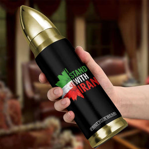 Sunflower Iran Flag Bullet Tumbler Persian Freedom I Stand With Iran TS10 Print Your Wear