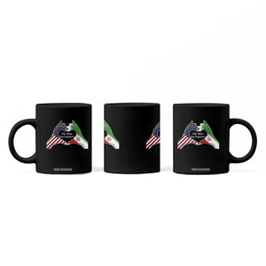 Iran Coffee Mug No War Yes Hummanity Persian American Flag Heart Political Statement TS10 Print Your Wear