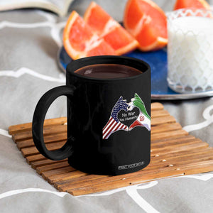 Iran Coffee Mug No War Yes Hummanity Persian American Flag Heart Political Statement TS10 Print Your Wear