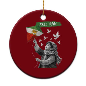 Free Iran Ceramic Ornament Lion And Sun Flag Persian Freedom Movement TS10 1pc Red Print Your Wear