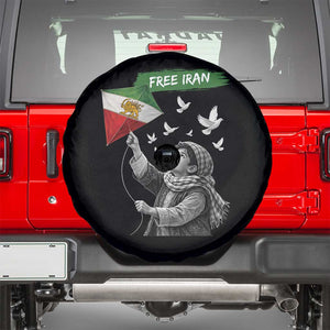 Free Iran Spare Tire Cover Lion And Sun Flag Persian Freedom Movement TS10 Black Print Your Wear