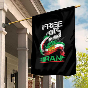 Free Iran Garden Flag Iran Lion Sun Flag Fist TS10 Print Your Wear