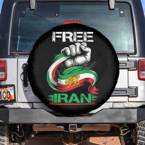 Free Iran Spare Tire Cover Iran Lion Sun Flag Fist TS10 No hole Black Print Your Wear