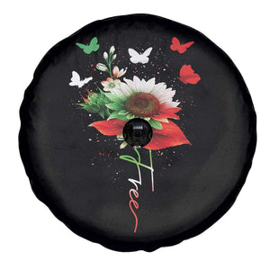 Free Iran Protest Spare Tire Cover Sunflower Flag TS10 Print Your Wear