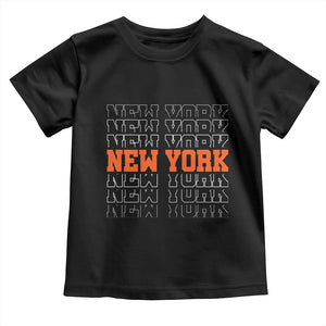 Vintage New York Toddler T Shirt Name Retro Design TS10 Black Print Your Wear