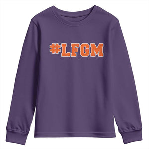 LFGM Youth Sweatshirt Vintage Retro Throwback Design TS10 Purple Print Your Wear