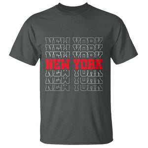 New York Vintage T Shirt State Pride Classic Throwback Design TS10 Dark Heather Print Your Wear