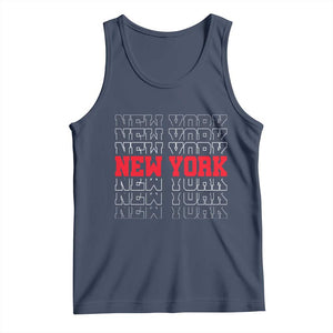 New York Vintage Tank Top State Pride Classic Throwback Design TS10 Navy Print Your Wear