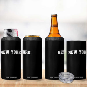 New York Vintage Varsity Sports 4 in 1 Can Cooler Tumbler State Pride TS10 Print Your Wear