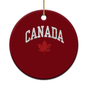 Canada Maple Leaf Ceramic Ornament Canadian Pride TS10 1pc Red Print Your Wear