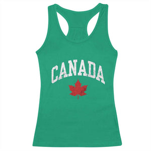 Canada Maple Leaf Racerback Tank Top Canadian Pride TS10 Irish Green Print Your Wear