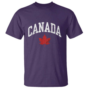 Canada Maple Leaf T Shirt Canadian Pride TS10 Purple Print Your Wear