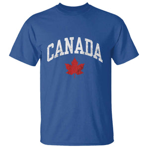 Canada Maple Leaf T Shirt Canadian Pride TS10 Royal Blue Print Your Wear