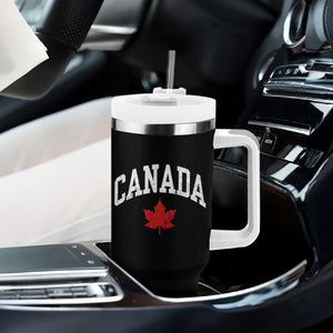 Canada Maple Leaf Tumbler With Handle Canadian Pride TS10 Print Your Wear