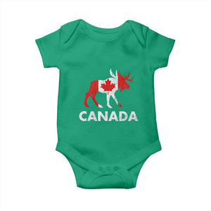 Canada Moose Maple Leaf Baby Onesie Canadian Pride TS10 Irish Green Print Your Wear
