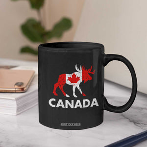 Canada Moose Maple Leaf Coffee Mug Canadian Pride TS10 Print Your Wear