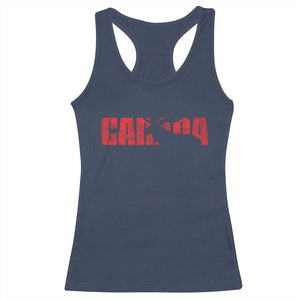 Canada Moose Racerback Tank Top Canadian Pride TS10 Navy Print Your Wear