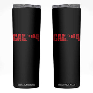 Canada Moose Skinny Tumbler Canadian Pride TS10 Black Print Your Wear
