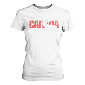 Canada Moose T Shirt For Women Canadian Pride TS10 White Print Your Wear