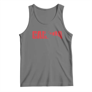 Canada Moose Tank Top Canadian Pride TS10 Black Heather Print Your Wear