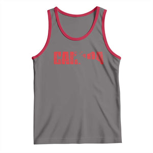 Canada Moose Tank Top Canadian Pride TS10 Deep Heather Red Print Your Wear