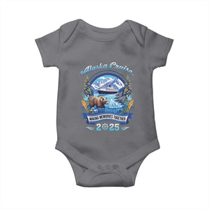 Alaska Cruising Baby Onesie Alaskan Cruisin Together Matching Family Cruise TS10 Charcoal Print Your Wear