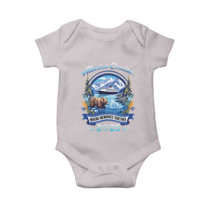 Alaska Cruising Baby Onesie Alaskan Cruisin Together Matching Family Cruise TS10 Ice Gray Print Your Wear