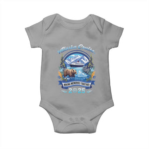 Alaska Cruising Baby Onesie Alaskan Cruisin Together Matching Family Cruise TS10 Sport Gray Print Your Wear