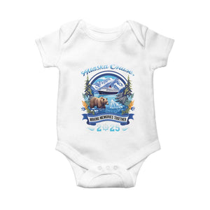 Alaska Cruising Baby Onesie Alaskan Cruisin Together Matching Family Cruise TS10 White Print Your Wear