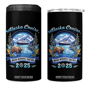 Alaska Cruising 4 in 1 Can Cooler Tumbler Alaskan Cruisin Together Matching Family Cruise TS10 One Size: 16 oz Black Print Your Wear