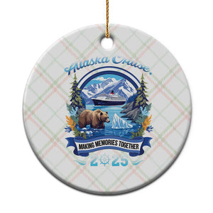 Alaska Cruising Ceramic Ornament Alaskan Cruisin Together Matching Family Cruise TS10 1pc Christmas Plaid Print Your Wear