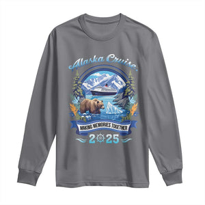 Alaska Cruising Long Sleeve Shirt Alaskan Cruisin Together Matching Family Cruise TS10 Charcoal Print Your Wear