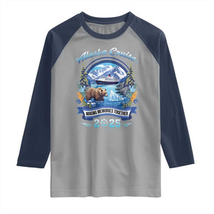 Alaska Cruising Raglan Shirt Alaskan Cruisin Together Matching Family Cruise TS10 Sport Gray Navy Print Your Wear