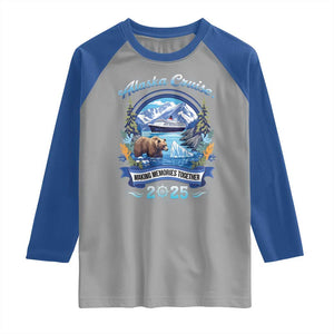Alaska Cruising Raglan Shirt Alaskan Cruisin Together Matching Family Cruise TS10 Sport Gray Royal Print Your Wear