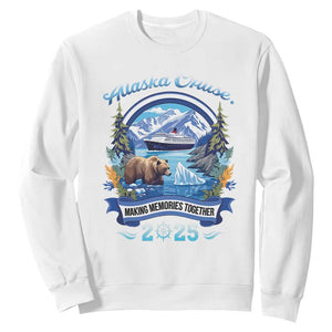 Alaska Cruising Sweatshirt Alaskan Cruisin Together Matching Family Cruise TS10 White Print Your Wear