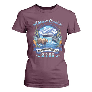 Alaska Cruising T Shirt For Women Alaskan Cruisin Together Matching Family Cruise TS10 Maroon Print Your Wear
