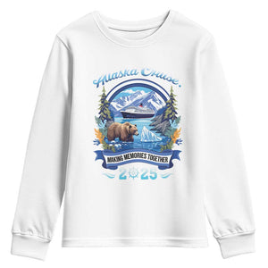 Alaska Cruising Youth Sweatshirt Alaskan Cruisin Together Matching Family Cruise TS10 White Print Your Wear