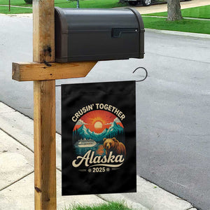 Alaska Cruise Garden Flag Retro Alaskan Cruisin Together Matching Family Cruise TS10 Print Your Wear