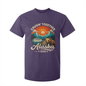 Alaska Cruise T Shirt For Kid Retro Alaskan Cruisin Together Matching Family Cruise TS10 Purple Print Your Wear