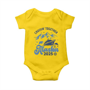 Alaska Cruise Baby Onesie Cruisin Together Matching Family Cruise 2025 TS10 Daisy Print Your Wear