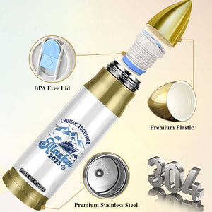 Alaska Cruise Bullet Tumbler Cruisin Together Matching Family Cruise 2025 TS10 Print Your Wear